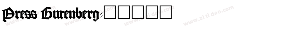 Press Gutenberg字体转换